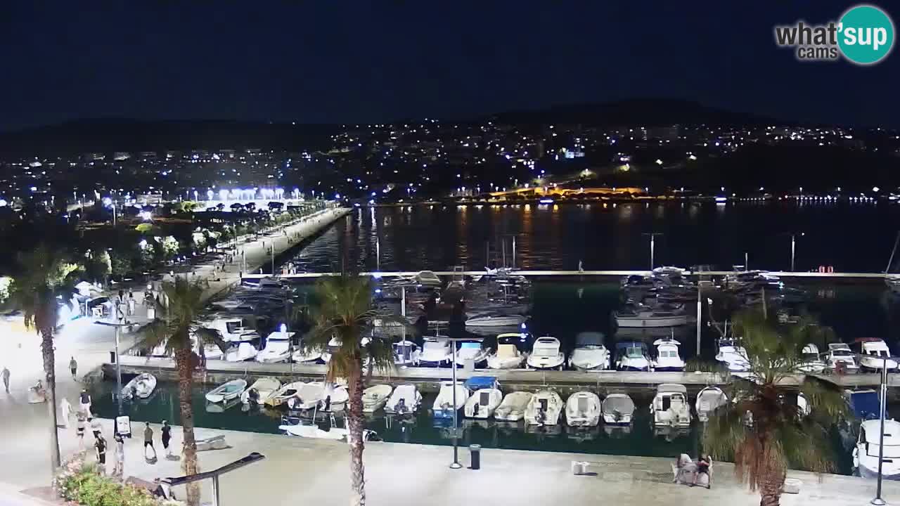 Web kamera Koper – marina i promenada – hotel Grand Koper