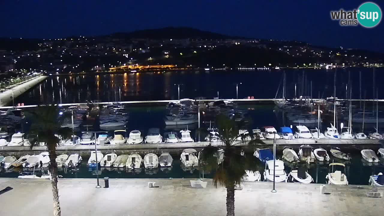 Web kamera Koper – marina i promenada – hotel Grand Koper