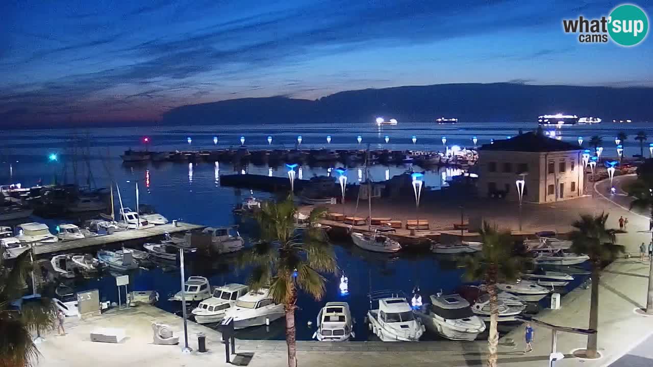 Web kamera Koper – marina i promenada – hotel Grand Koper