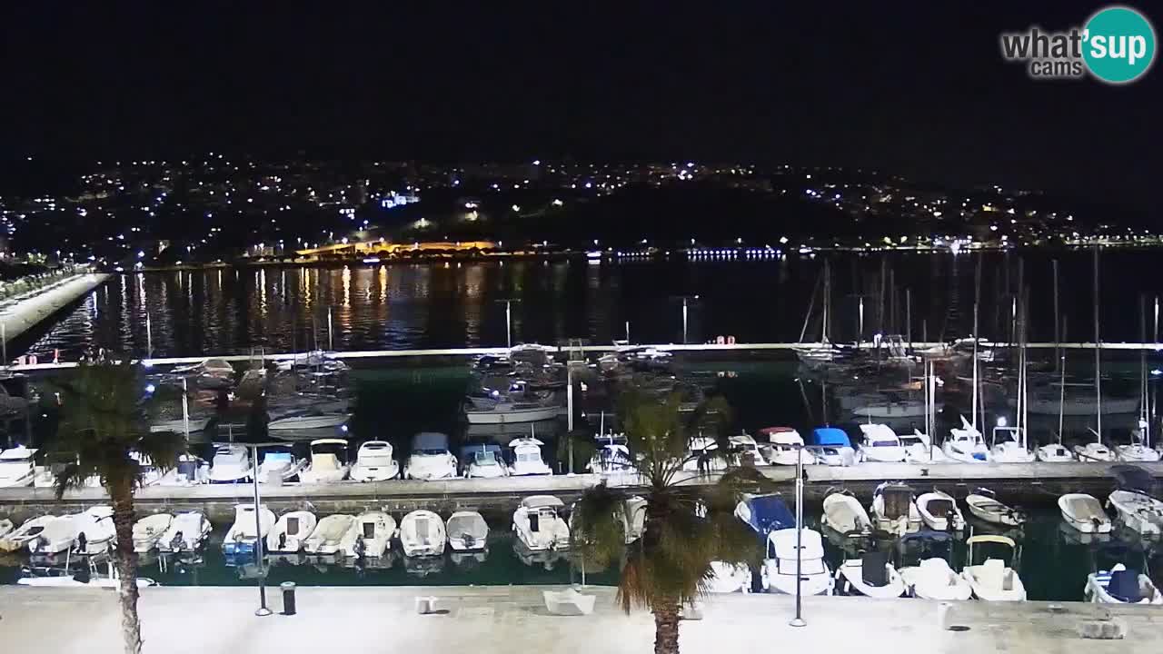 Web kamera Koper – marina i promenada – hotel Grand Koper