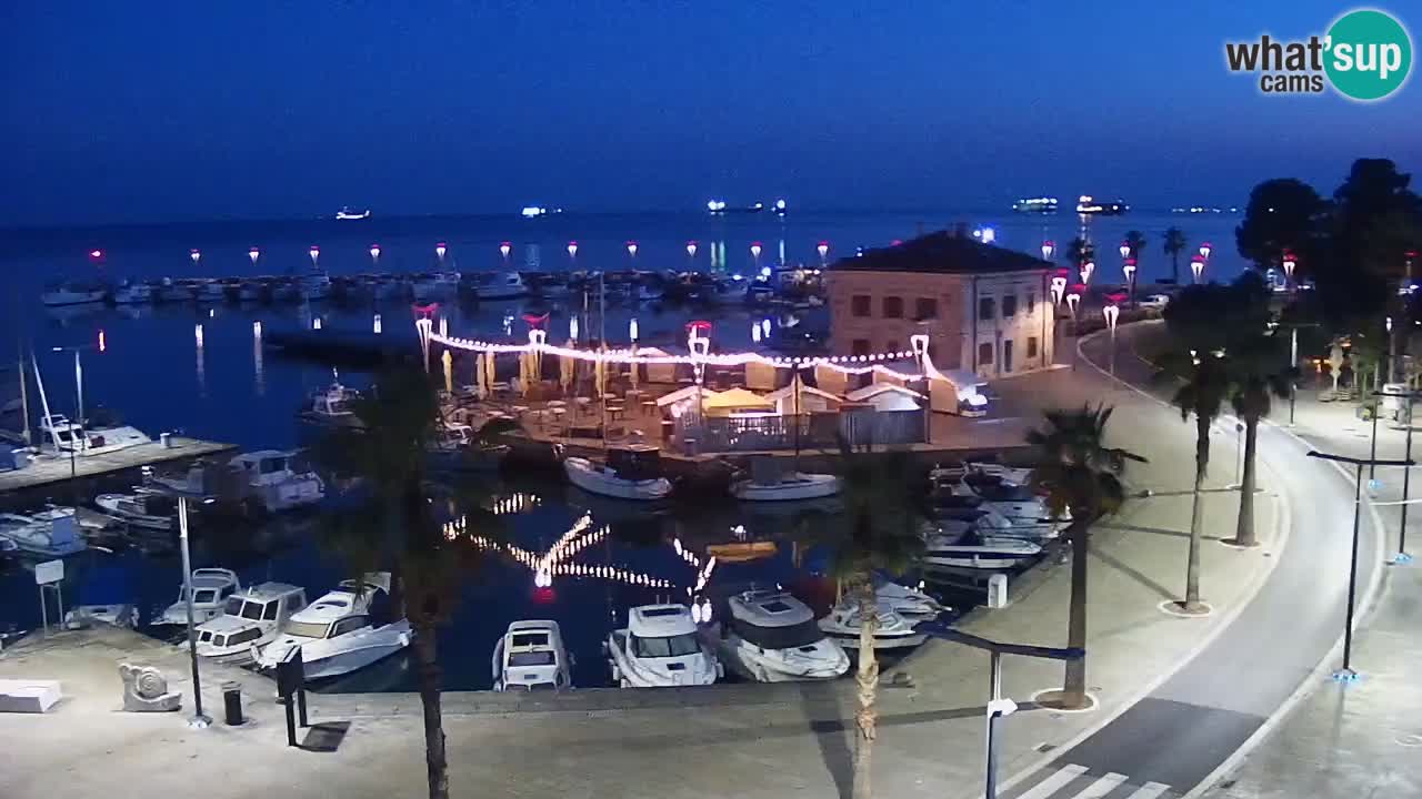 Web kamera Koper – marina i promenada – hotel Grand Koper