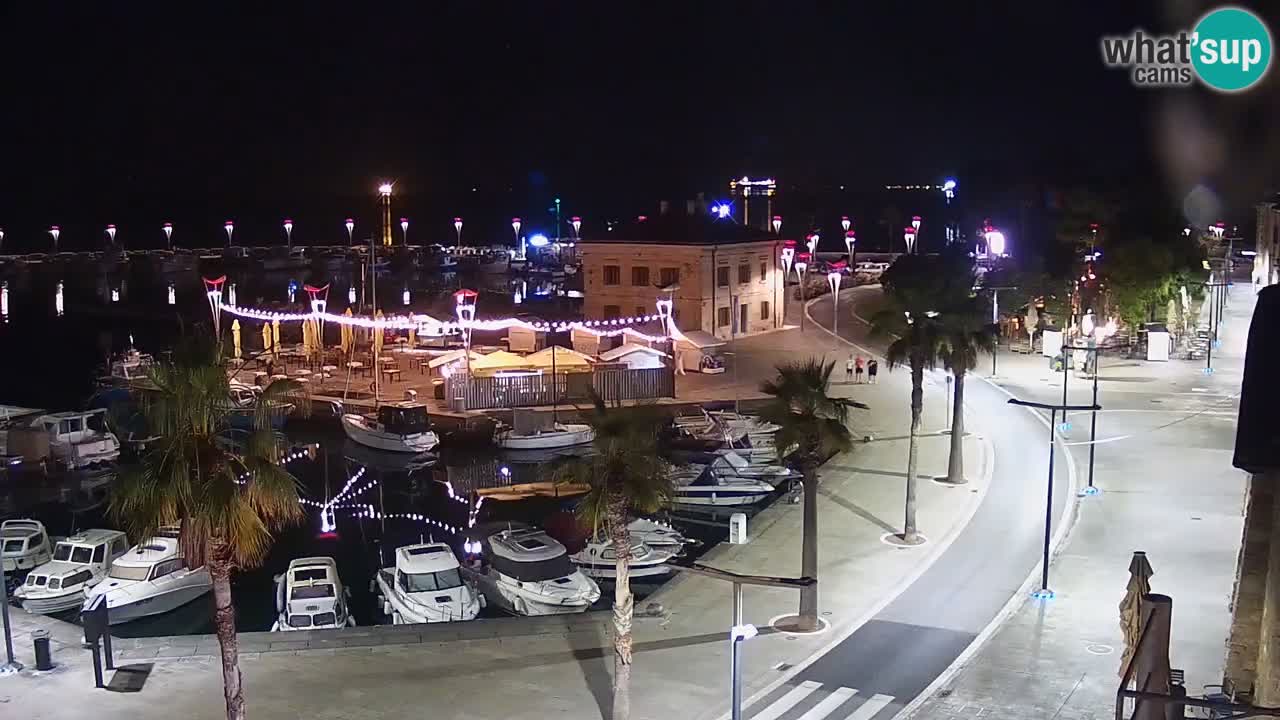 Web kamera Koper – marina i promenada – hotel Grand Koper