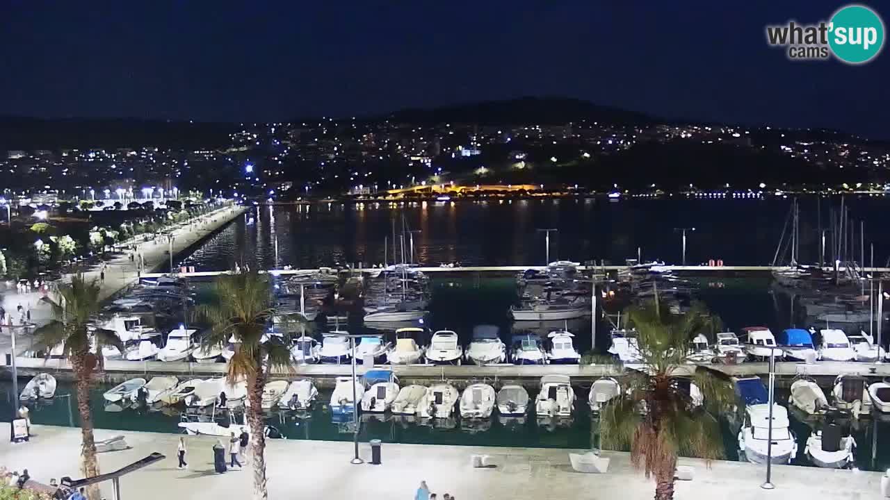 Spletna kamera Koper – Panorama na marino in promenado s Hotela Grand Koper