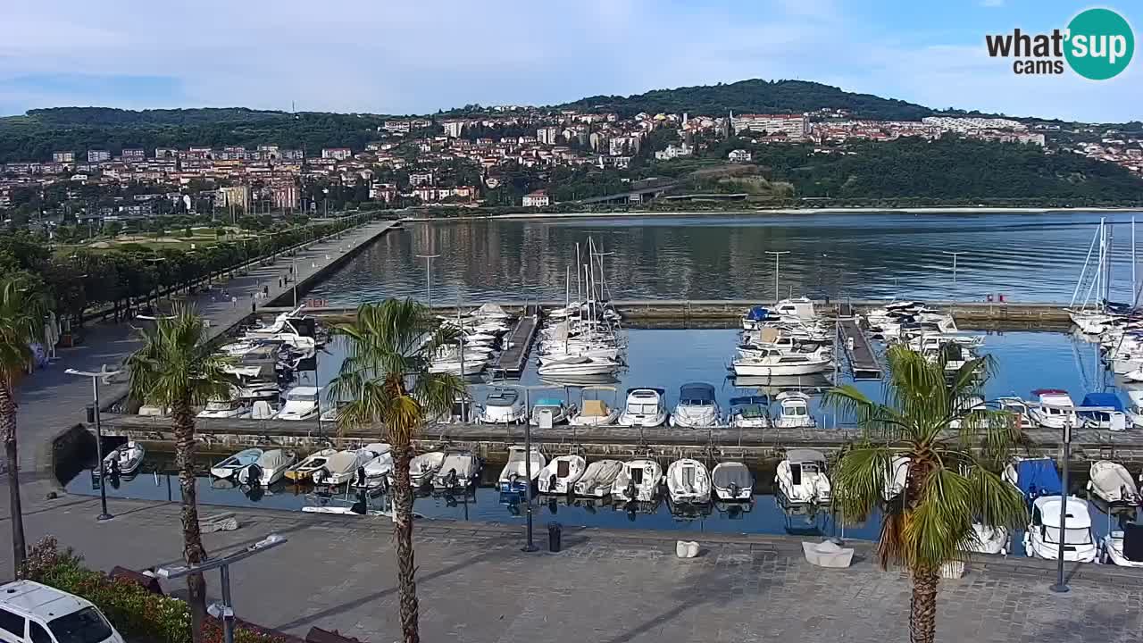 Web kamera Koper – marina i promenada – hotel Grand Koper