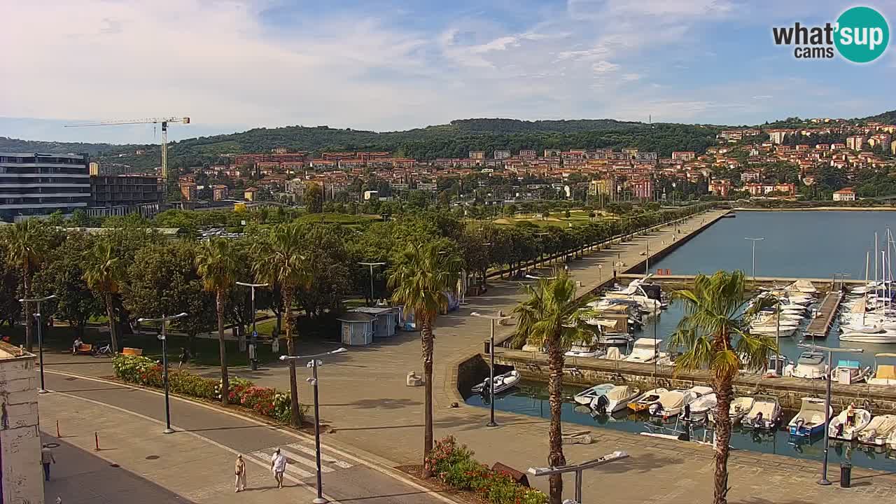 Web kamera Koper – marina i promenada – hotel Grand Koper