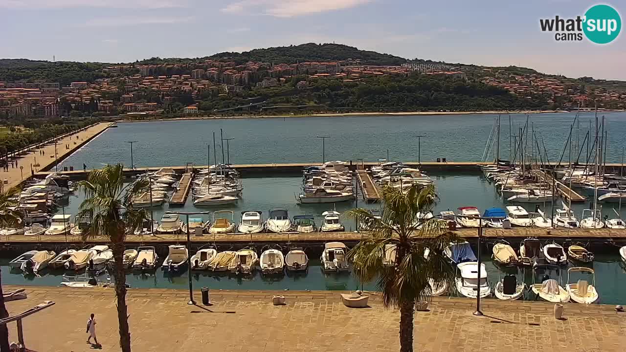 Web kamera Koper – marina i promenada – hotel Grand Koper