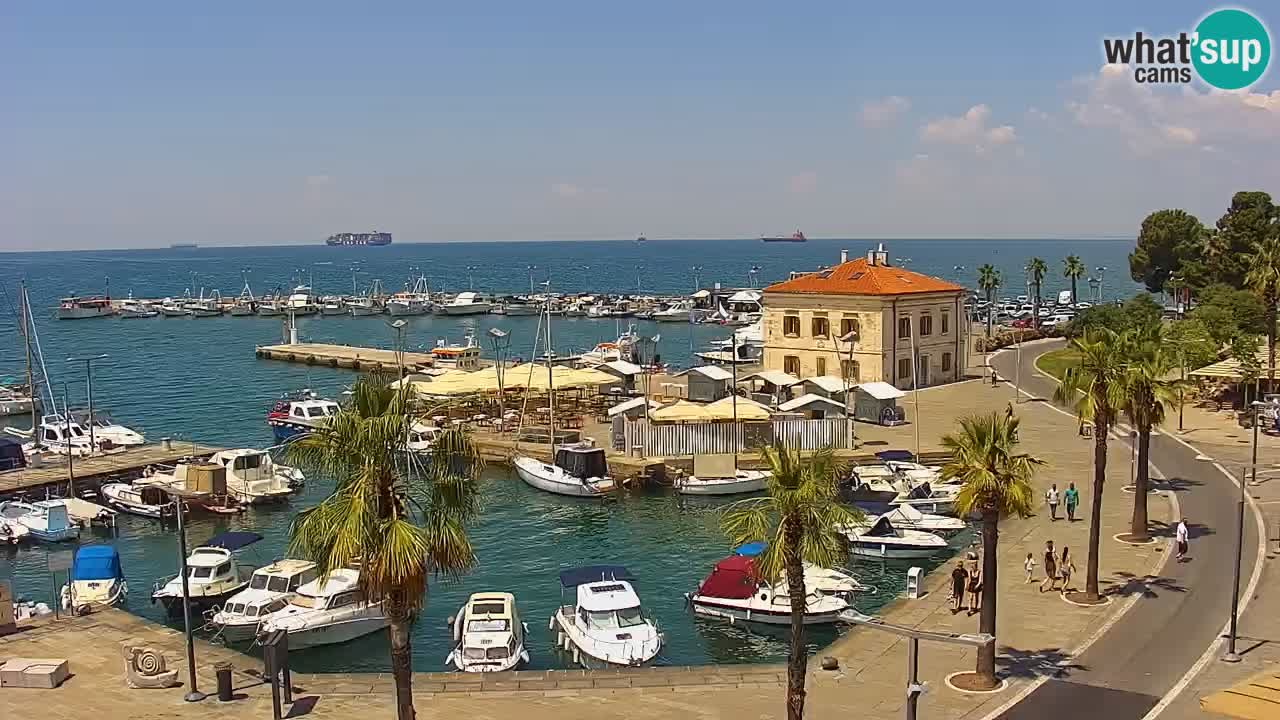 The Port of Koper live webcam – cruise and cargo port – Slovenia