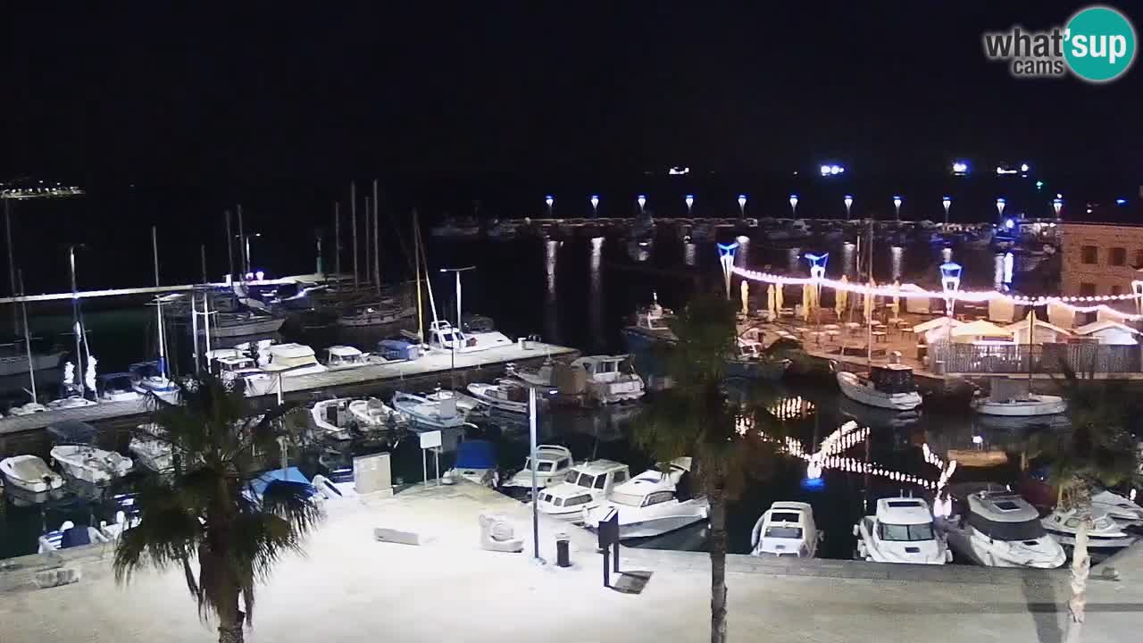 Web kamera Koper – marina i promenada – hotel Grand Koper