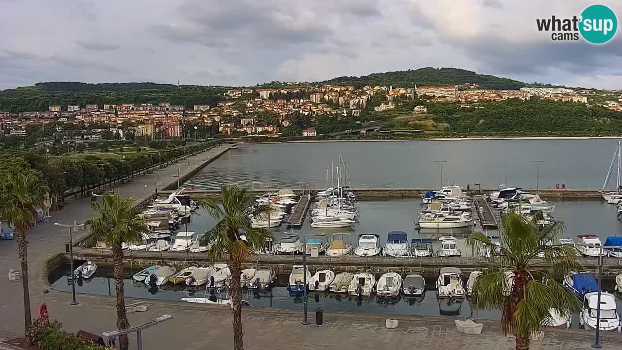 Luka Kopar uživo web kamera – Turistički terminal i teretna luka – Slovenija
