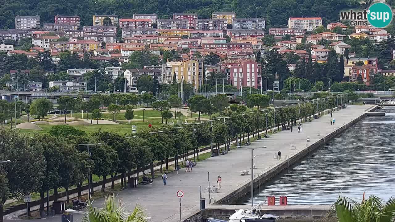 Spletna kamera Koper – Panorama na marino in promenado s Hotela Grand Koper