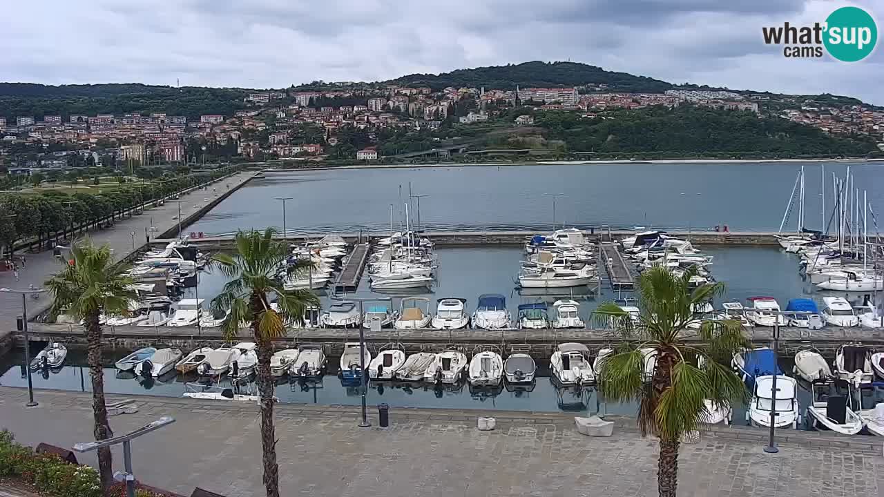 Il porto di Koper – Capodistria live webcam – porto crociere e mercantile – Slovenia