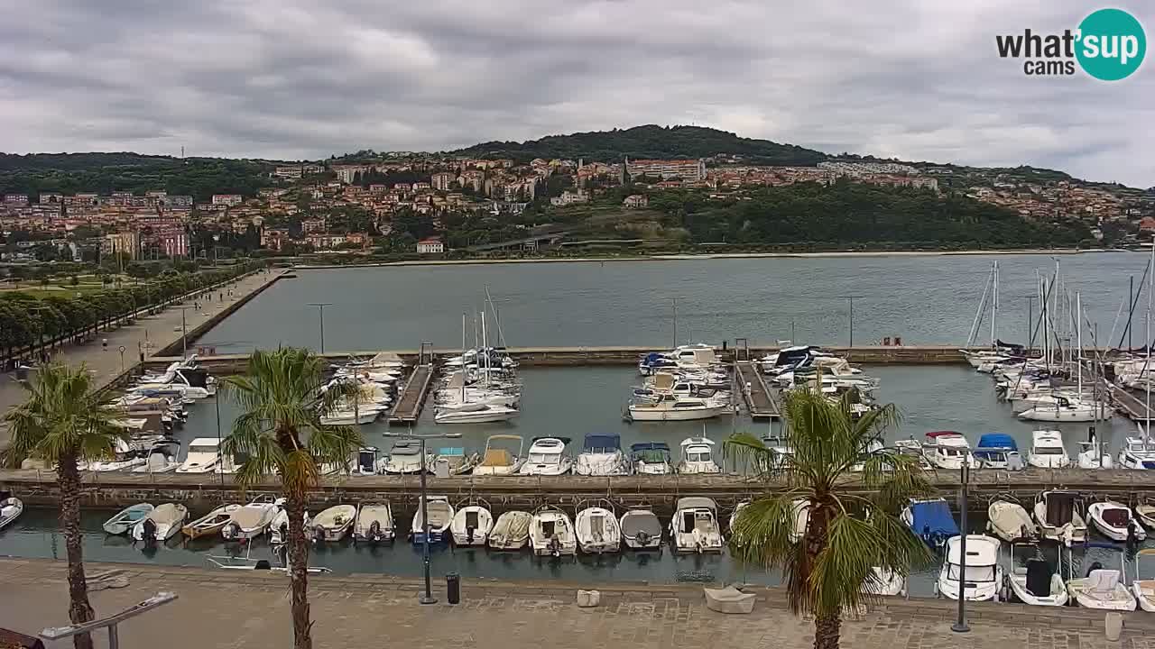 Webcam Capodistria – marina e lungo mare dall’Hotel Grand Koper