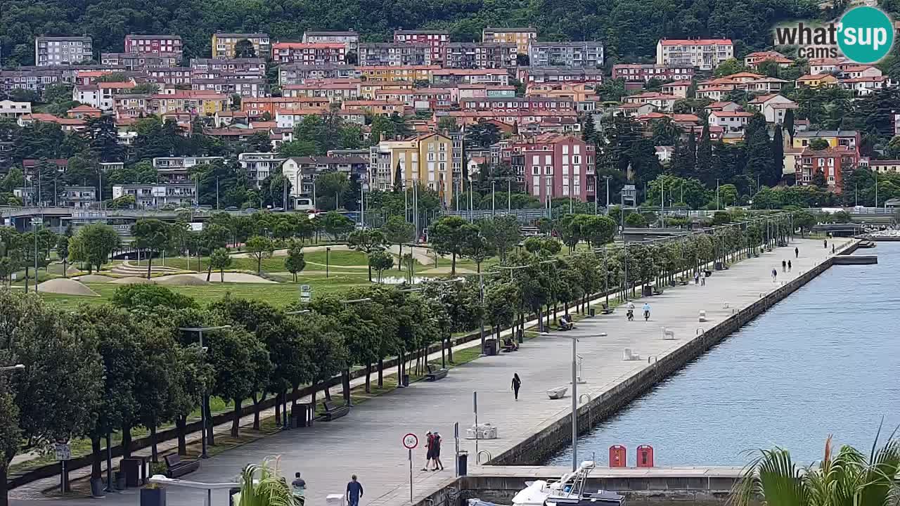 Spletna kamera Koper – Panorama na marino in promenado s Hotela Grand Koper