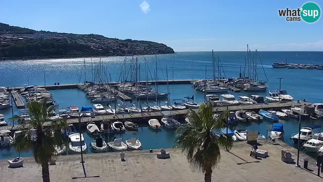 Spletna kamera Luka Koper v živo – Potniški terminal in tovorno pristanišče – Slovenija