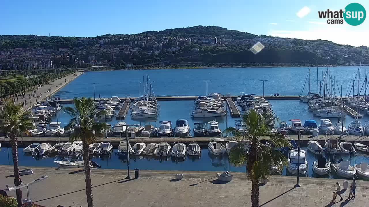 Web kamera Koper – marina i promenada – hotel Grand Koper