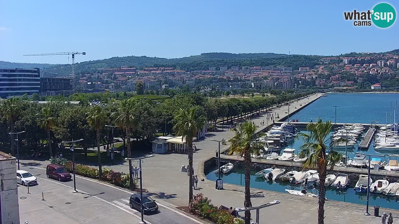 The Port of Koper live webcam – cruise and cargo port – Slovenia