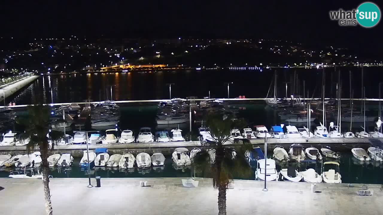 Web kamera Koper – marina i promenada – hotel Grand Koper