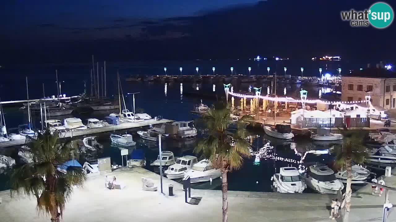 Webcam Capodistria – marina e lungo mare dall’Hotel Grand Koper