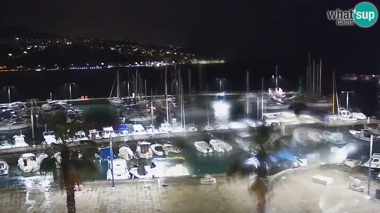 Webcam Capodistria – marina e lungo mare dall’Hotel Grand Koper