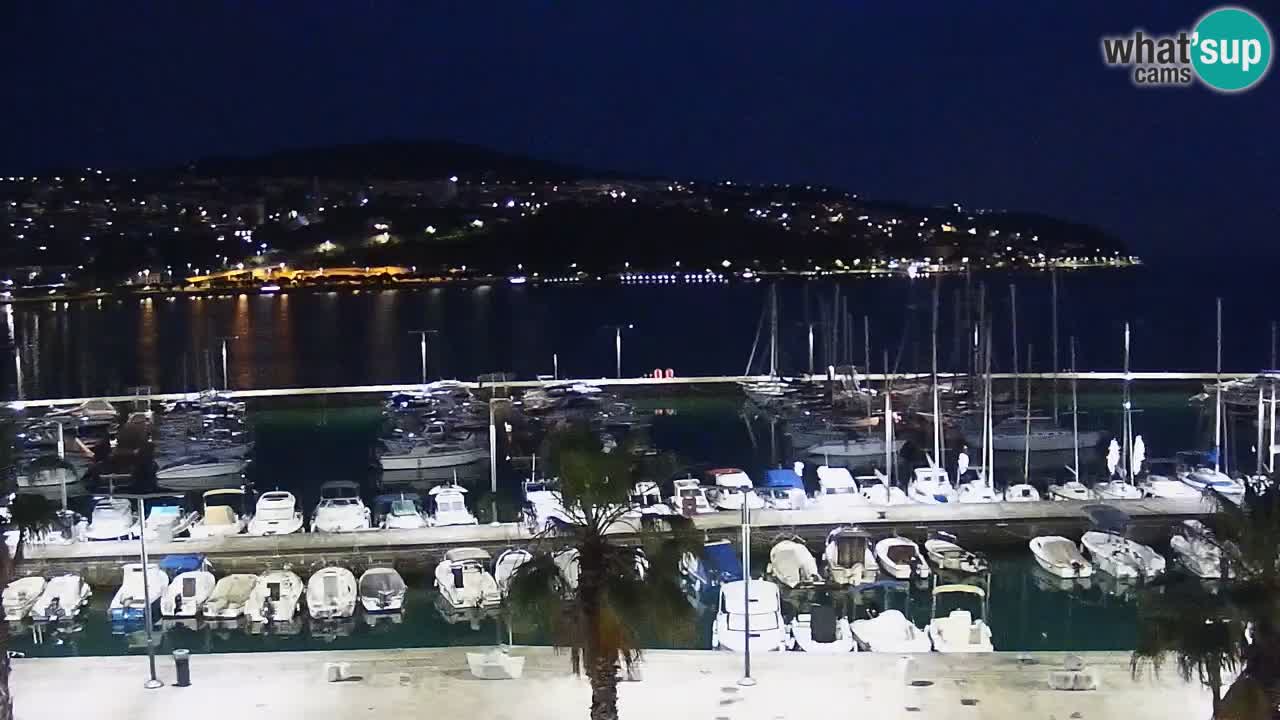Spletna kamera Luka Koper v živo – Potniški terminal in tovorno pristanišče – Slovenija