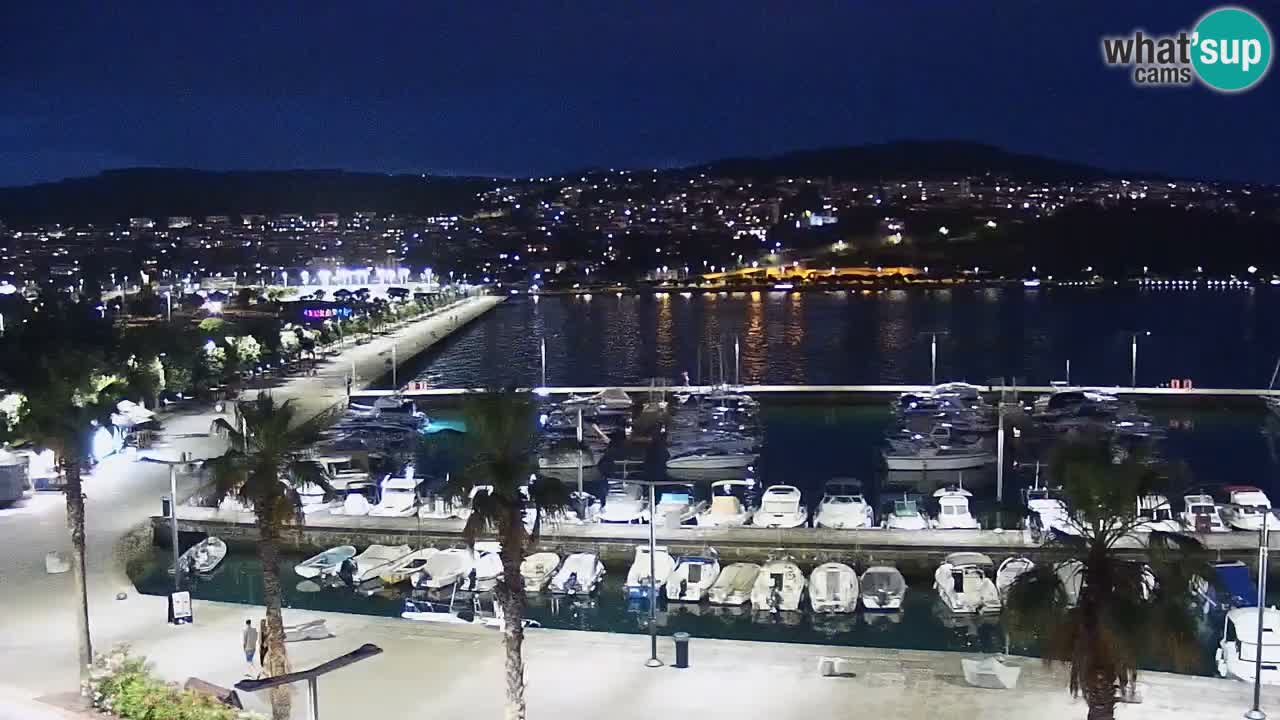 Webcam Capodistria – marina e lungo mare dall’Hotel Grand Koper