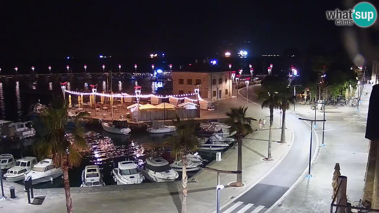 Webcam Capodistria – marina e lungo mare dall’Hotel Grand Koper