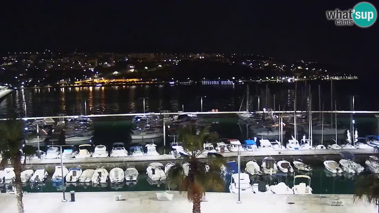 Web kamera Koper – marina i promenada – hotel Grand Koper