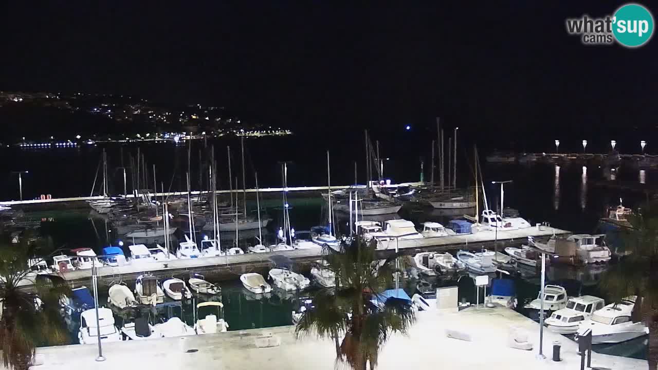 Web kamera Koper – marina i promenada – hotel Grand Koper
