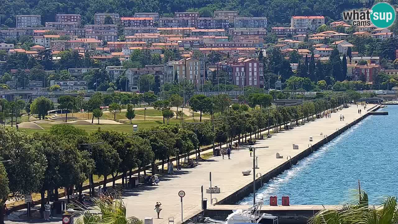 Spletna kamera Luka Koper v živo – Potniški terminal in tovorno pristanišče – Slovenija