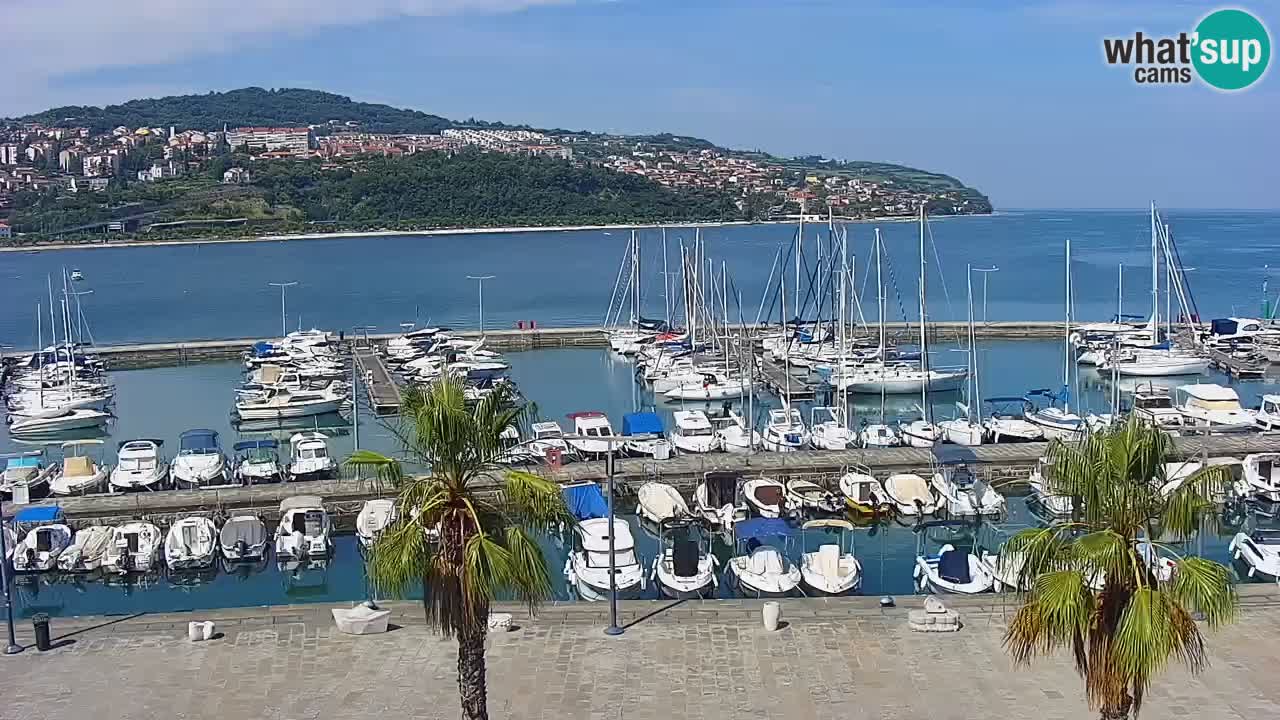 Il porto di Koper – Capodistria live webcam – porto crociere e mercantile – Slovenia