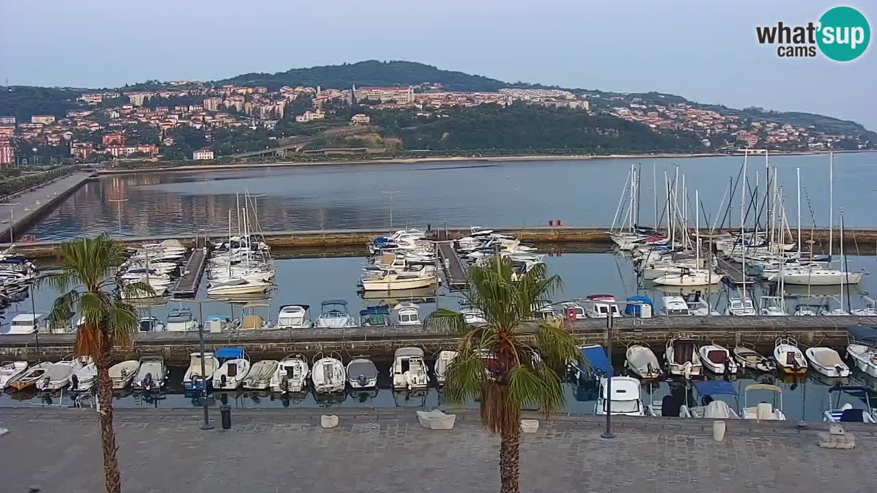 Web kamera Koper – marina i promenada – hotel Grand Koper