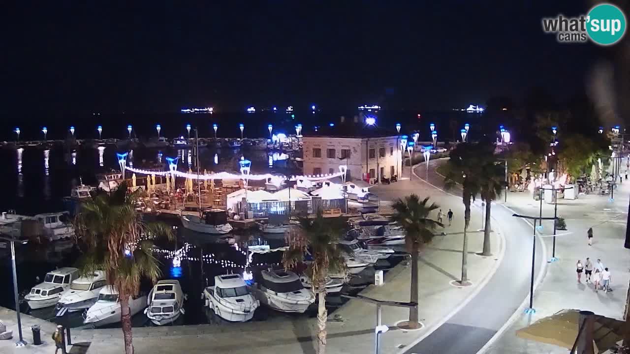 Camera en vivo Koper – puerto deportivo y paseo marítimo desde el Hotel Grand Koper