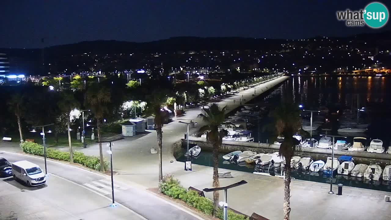 Web kamera Koper – marina i promenada – hotel Grand Koper