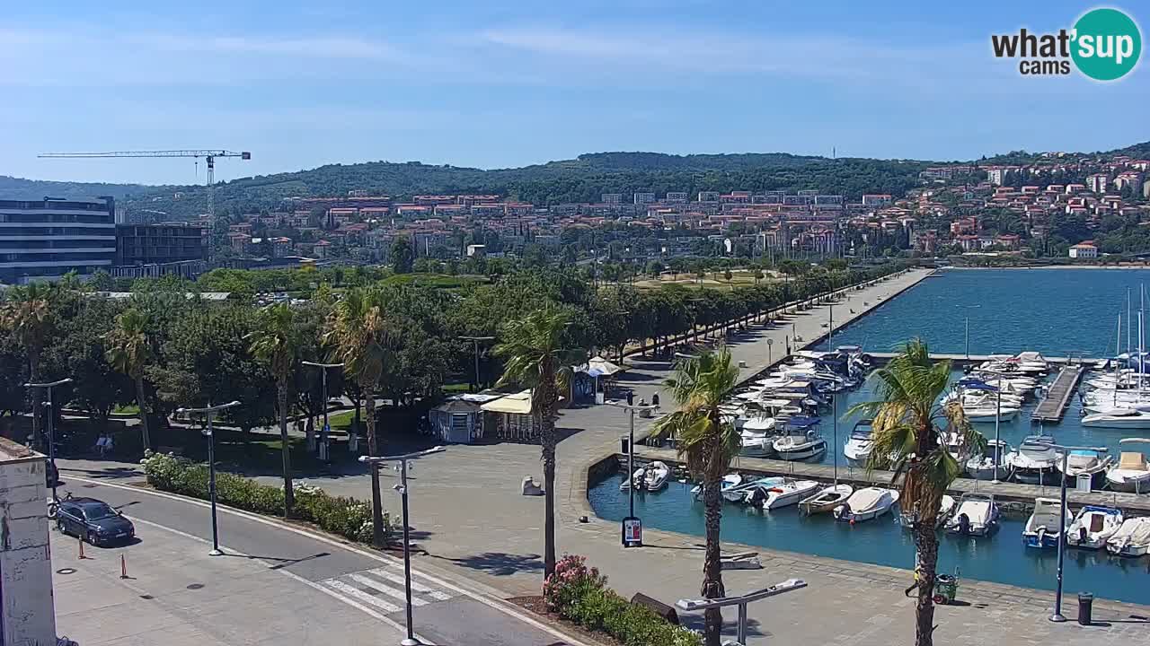 The Port of Koper live webcam – cruise and cargo port – Slovenia