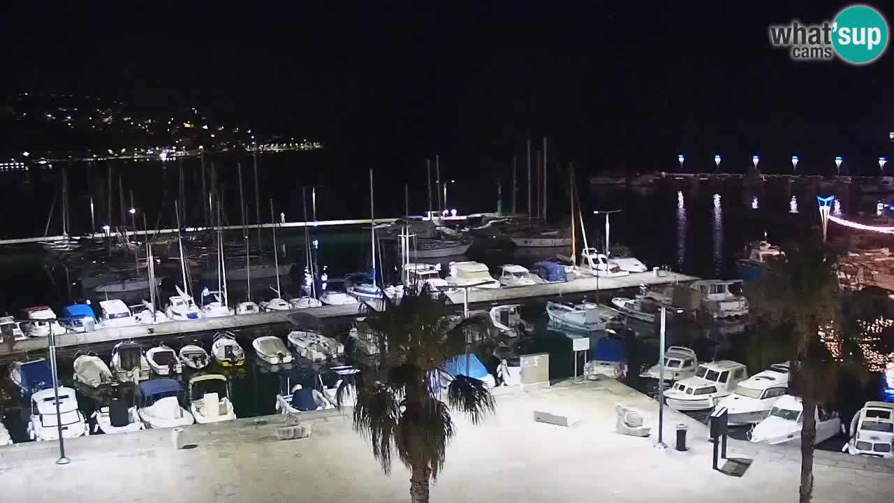 Spletna kamera Koper – Panorama na marino in promenado s Hotela Grand Koper