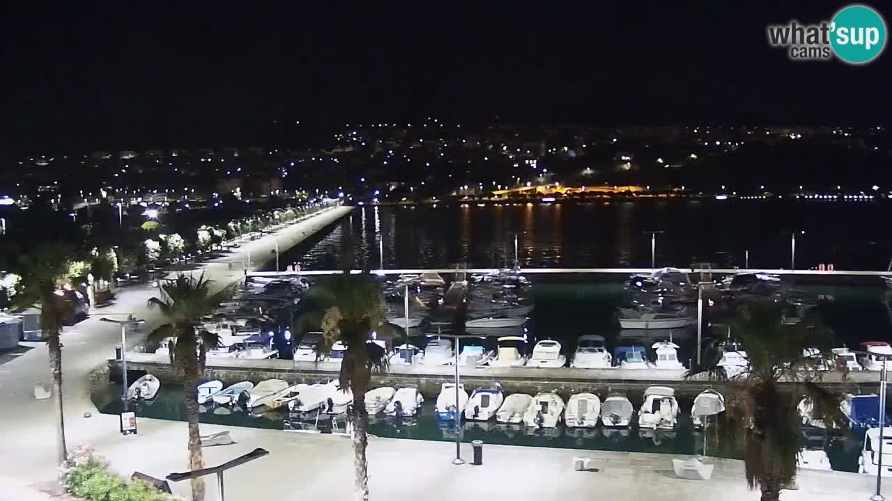 Spletna kamera Koper – Panorama na marino in promenado s Hotela Grand Koper