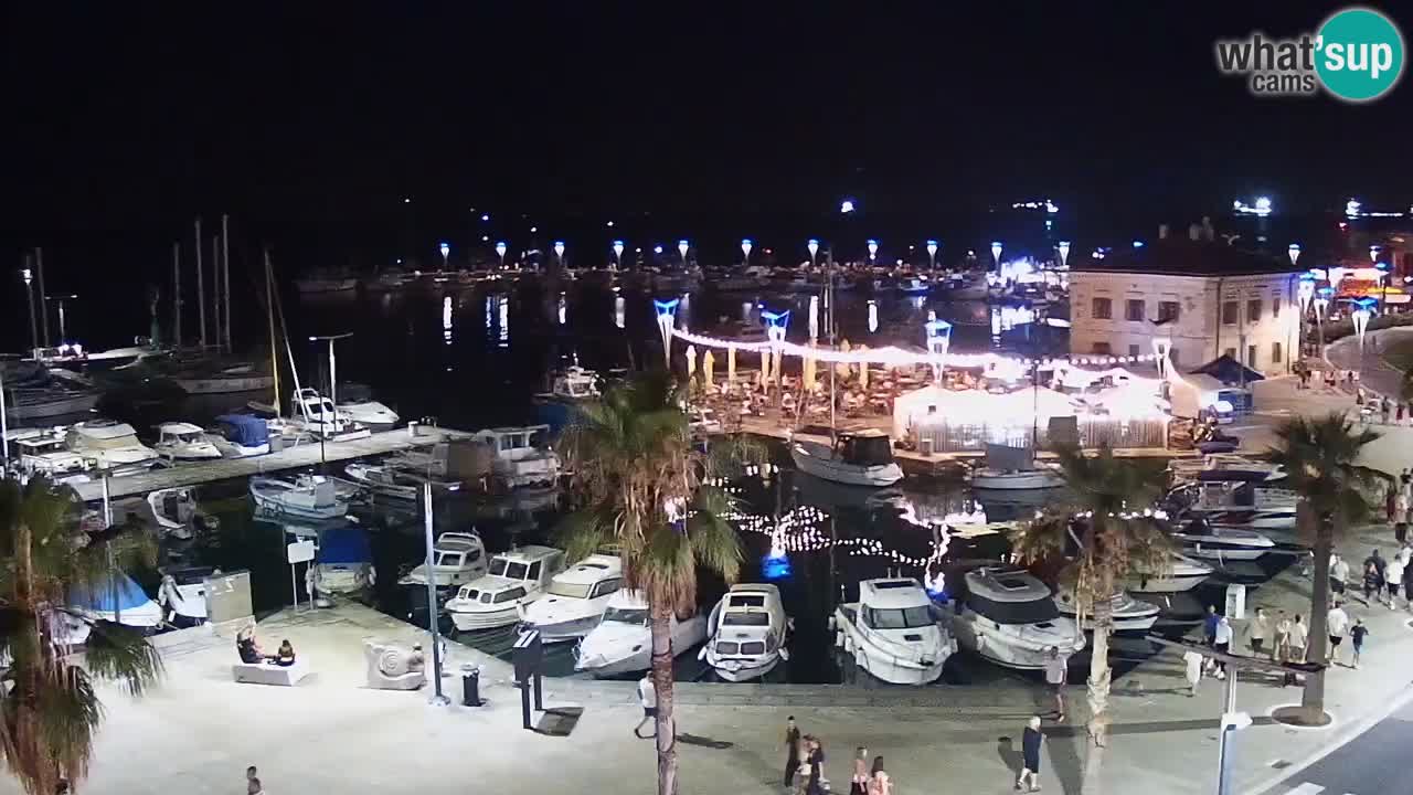 Web kamera Koper – marina i promenada – hotel Grand Koper