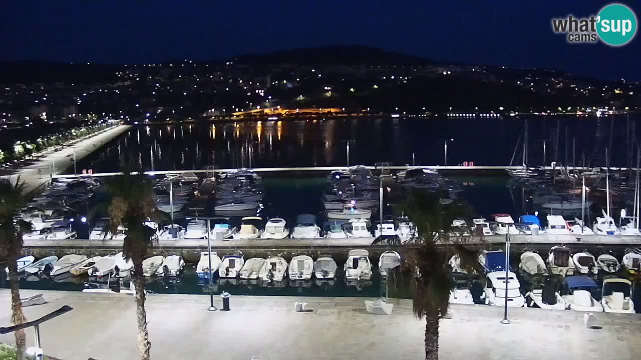 Spletna kamera Koper – Panorama na marino in promenado s Hotela Grand Koper