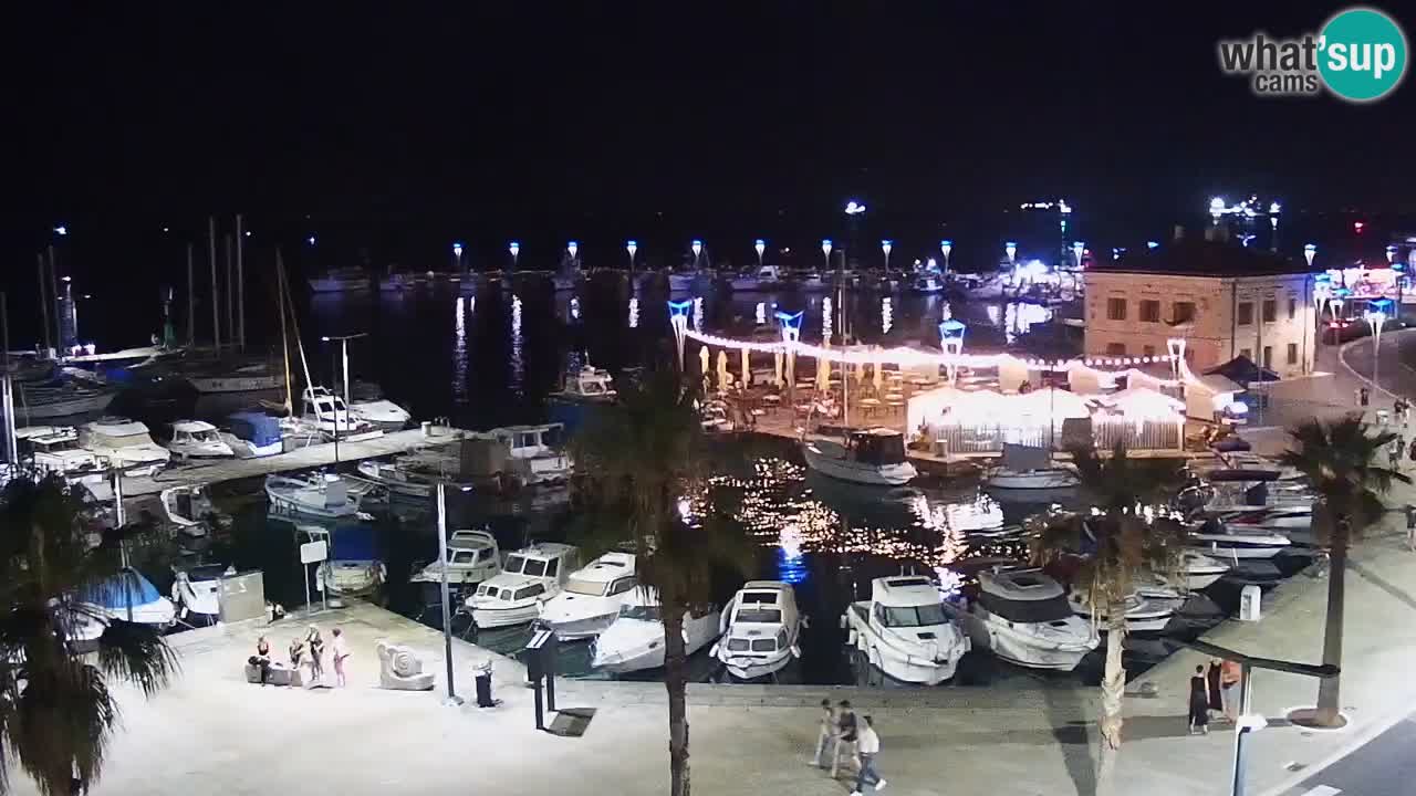 Webcam Capodistria – marina e lungo mare dall’Hotel Grand Koper