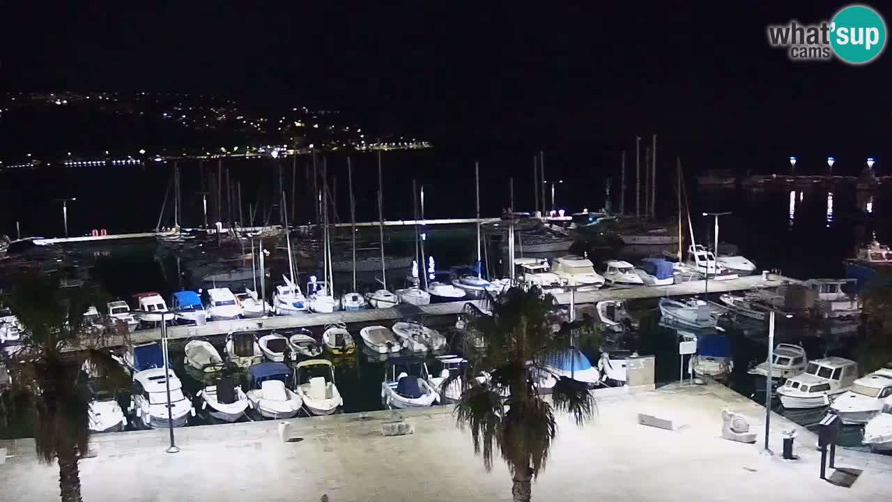 Web kamera Koper – marina i promenada – hotel Grand Koper
