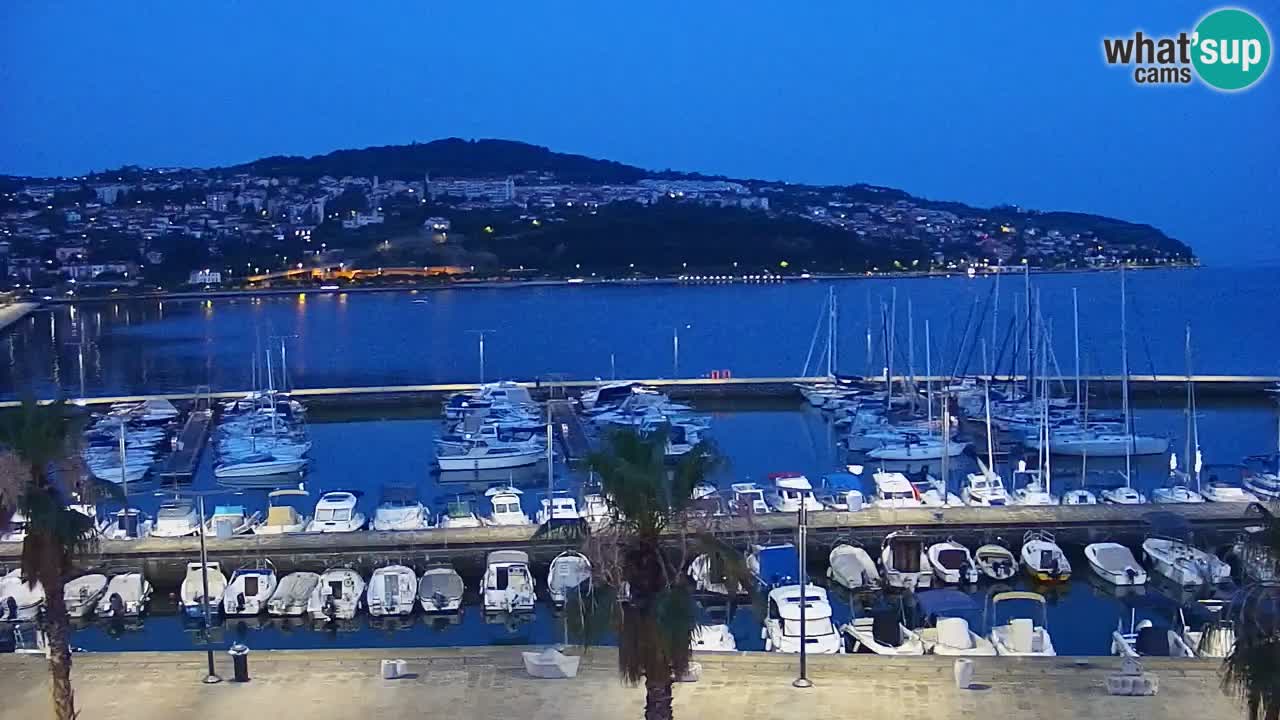 Web kamera Koper – marina i promenada – hotel Grand Koper