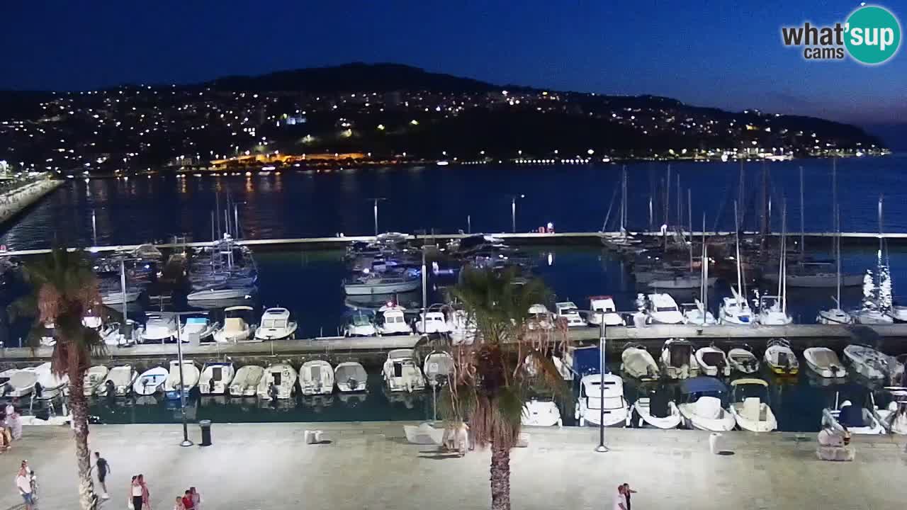 Webcam Capodistria – marina e lungo mare dall’Hotel Grand Koper