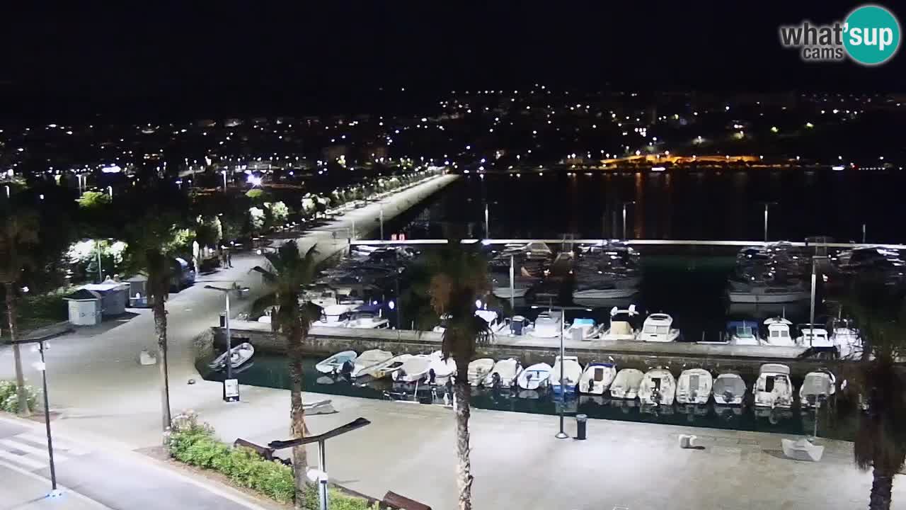 Webcam Capodistria – marina e lungo mare dall’Hotel Grand Koper