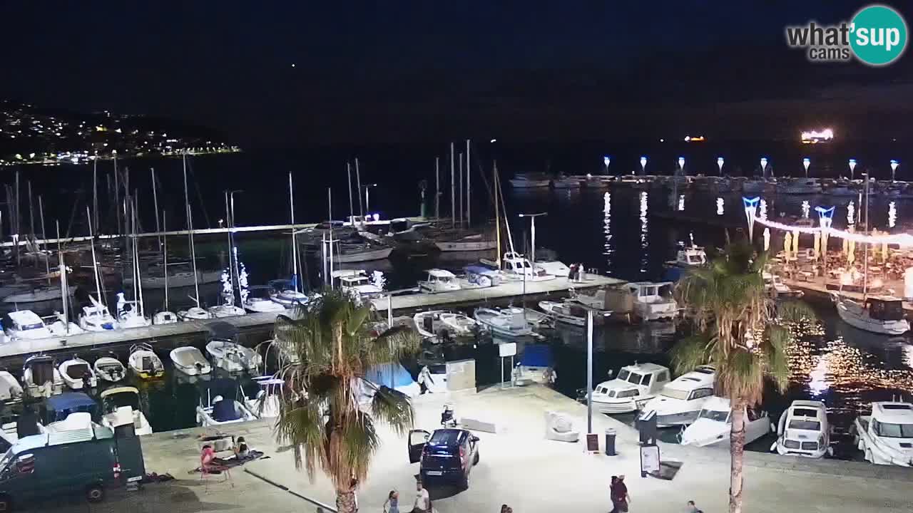 Webcam Capodistria – marina e lungo mare dall’Hotel Grand Koper