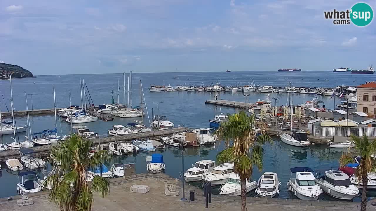 Web kamera Koper – marina i promenada – hotel Grand Koper