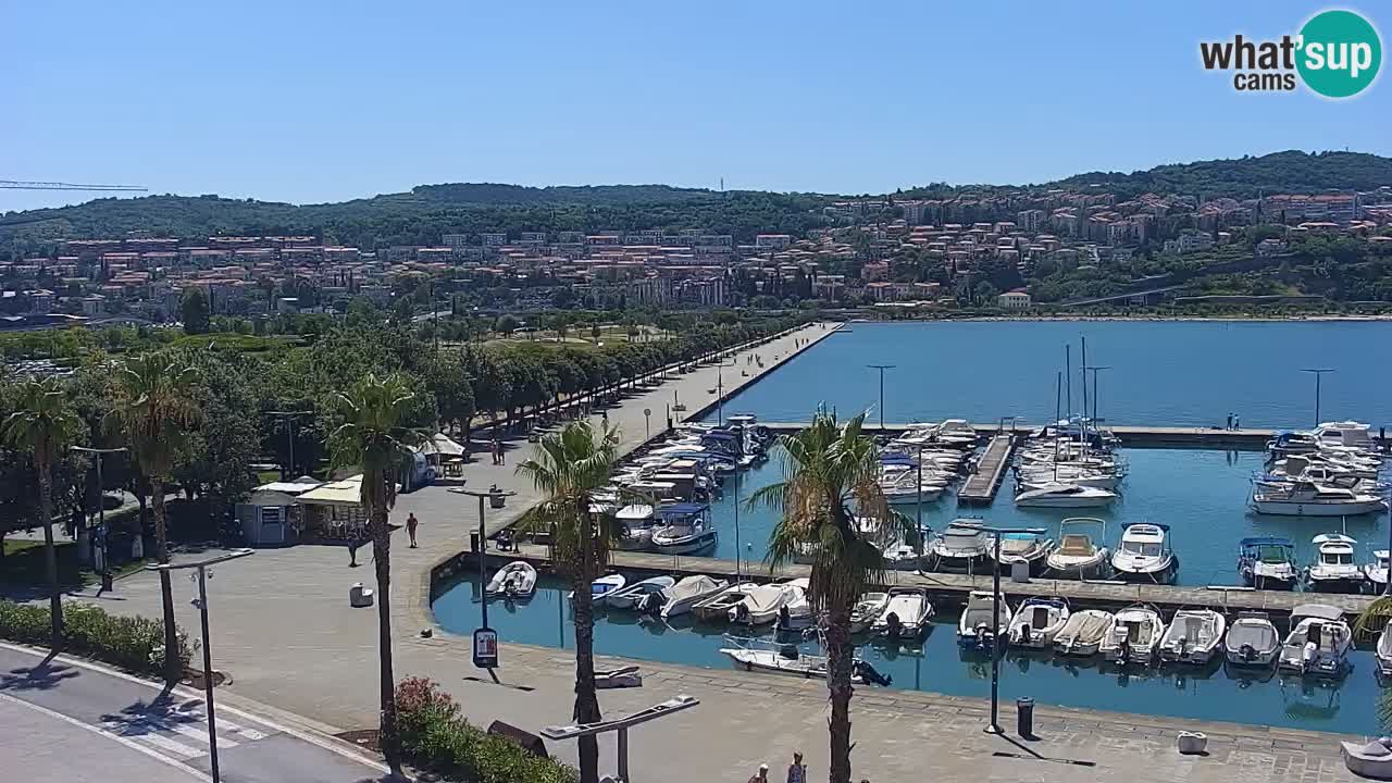 The Port of Koper live webcam – cruise and cargo port – Slovenia