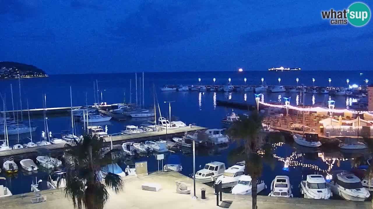 Webcam Capodistria – marina e lungo mare dall’Hotel Grand Koper