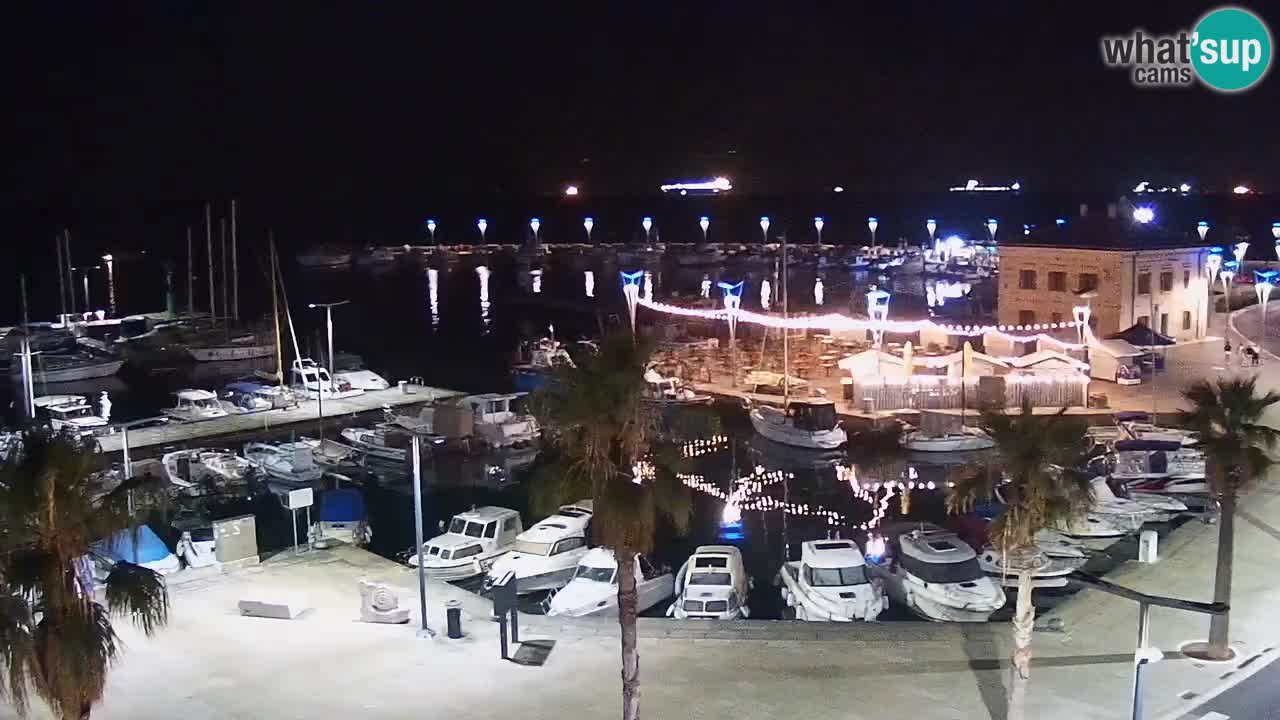 Webcam Capodistria – marina e lungo mare dall’Hotel Grand Koper