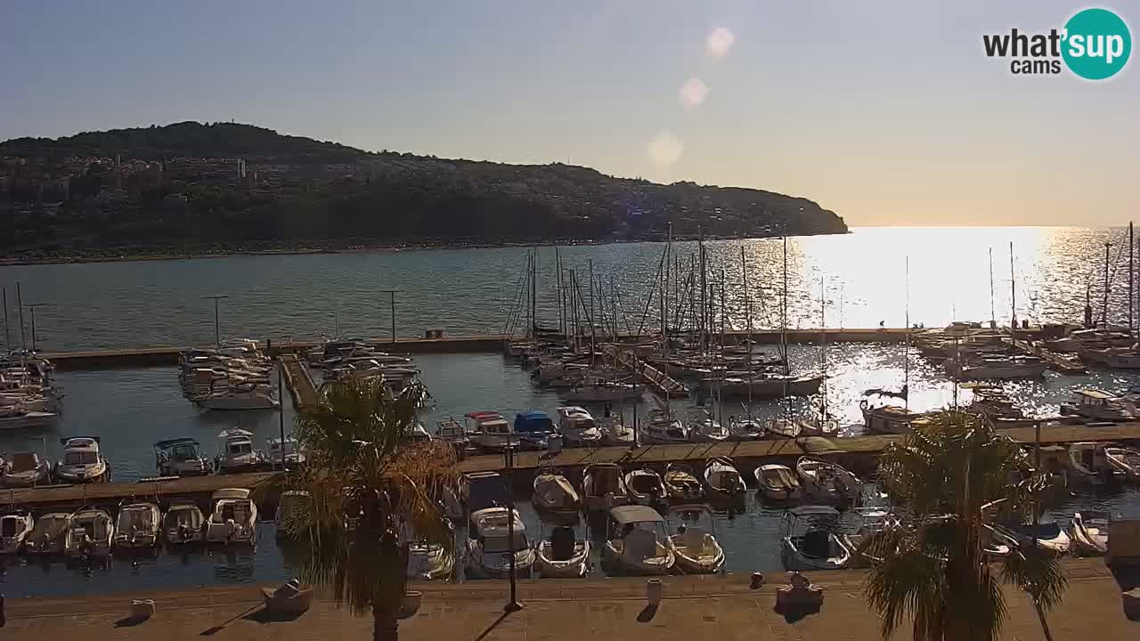 Web kamera Koper – marina i promenada – hotel Grand Koper