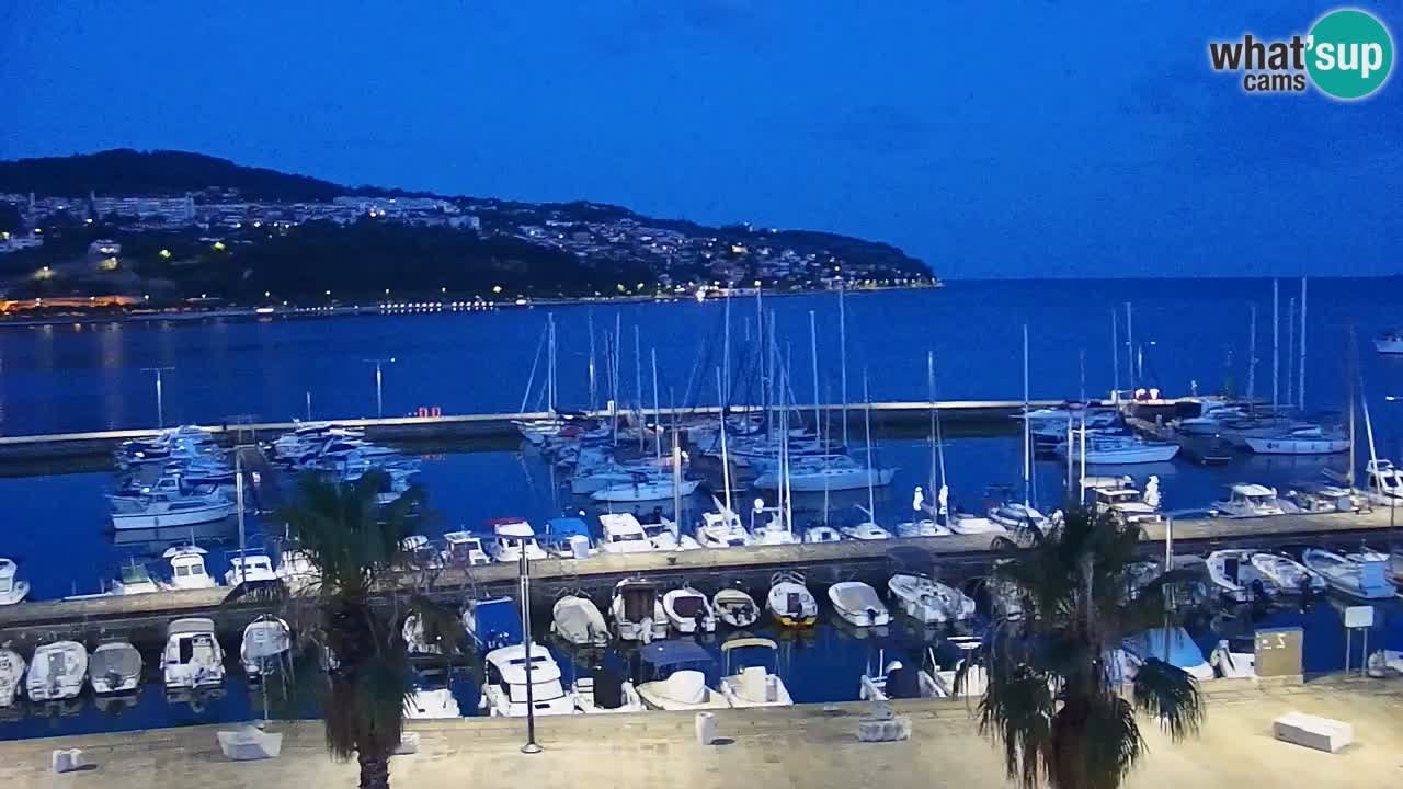 Web kamera Koper – marina i promenada – hotel Grand Koper